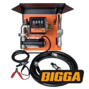 bigga-gamma-dc-ac-65-mobilnaya-zapravochnaya-stantsiya-dlya-diz-topliva-s-raskhodomerom-12-24-220-v- Bigga Gamma DC/AC-65 - Паливна колонка для ДП